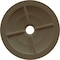 Ekena Millwork Logan Ceiling Medallion (Canopies up to 6 1/8"), 24 1/4"OD x 3 7/8"ID x 2"P, Painted Turtle Crackle CM24LO1PTC - alternate 5